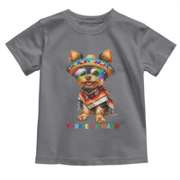 Yorkie De Mayo Toddler T Shirt Cinco De Mayo Dog Lover
