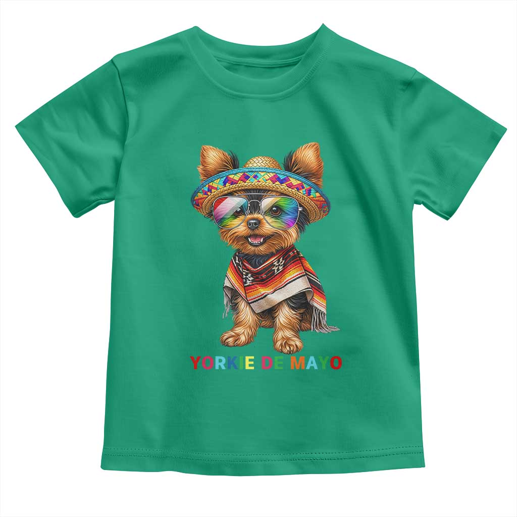 Yorkie De Mayo Toddler T Shirt Cinco De Mayo Dog Lover