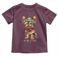 Yorkie De Mayo Toddler T Shirt Cinco De Mayo Dog Lover