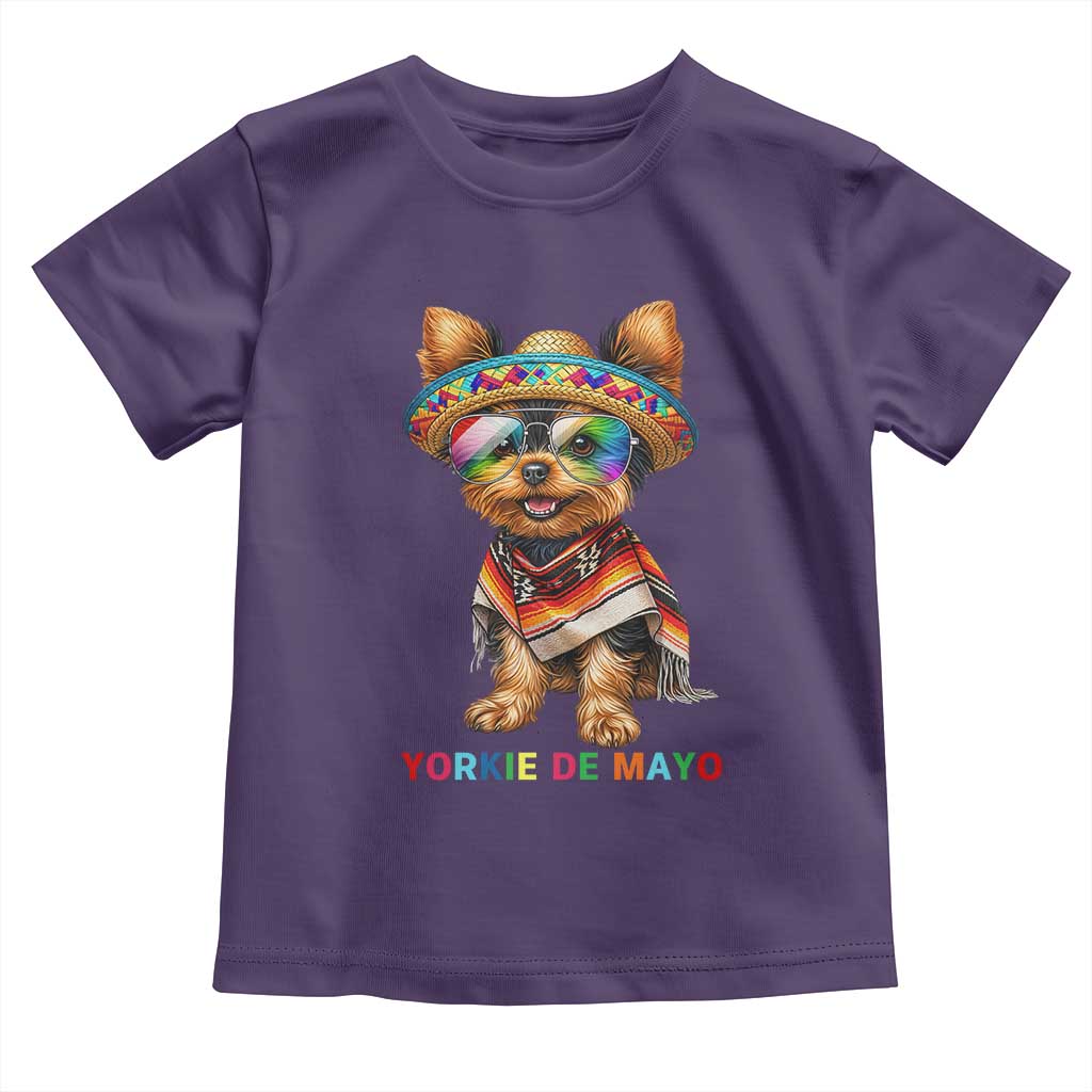 Yorkie De Mayo Toddler T Shirt Cinco De Mayo Dog Lover