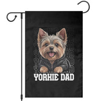 Proud Yorkshire Terrier Dad Garden Flag Fathers Day Dog Lover Gift