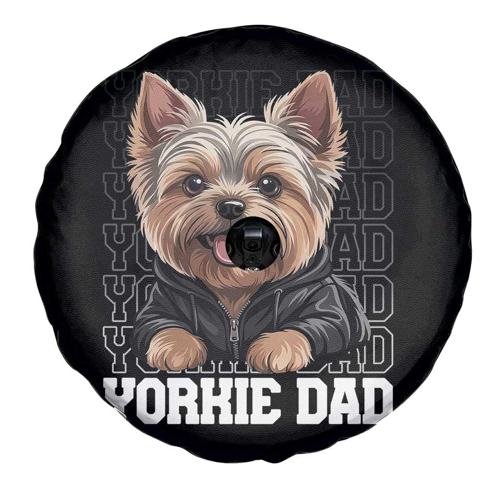 Proud Yorkshire Terrier Dad Spare Tire Cover Fathers Day Dog Lover Gift