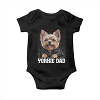 Proud Yorkshire Terrier Dad Baby Onesie Fathers Day Dog Lover Gift