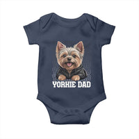 Proud Yorkshire Terrier Dad Baby Onesie Fathers Day Dog Lover Gift