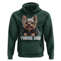 Proud Yorkshire Terrier Dad Hoodie Fathers Day Dog Lover Gift