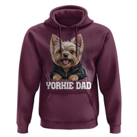 Proud Yorkshire Terrier Dad Hoodie Fathers Day Dog Lover Gift