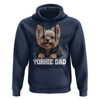 Proud Yorkshire Terrier Dad Hoodie Fathers Day Dog Lover Gift