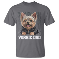 Proud Yorkshire Terrier Dad T Shirt Fathers Day Dog Lover Gift