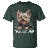 Proud Yorkshire Terrier Dad T Shirt Fathers Day Dog Lover Gift