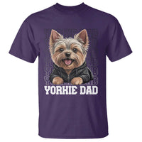 Proud Yorkshire Terrier Dad T Shirt Fathers Day Dog Lover Gift