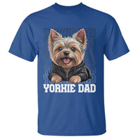 Proud Yorkshire Terrier Dad T Shirt Fathers Day Dog Lover Gift