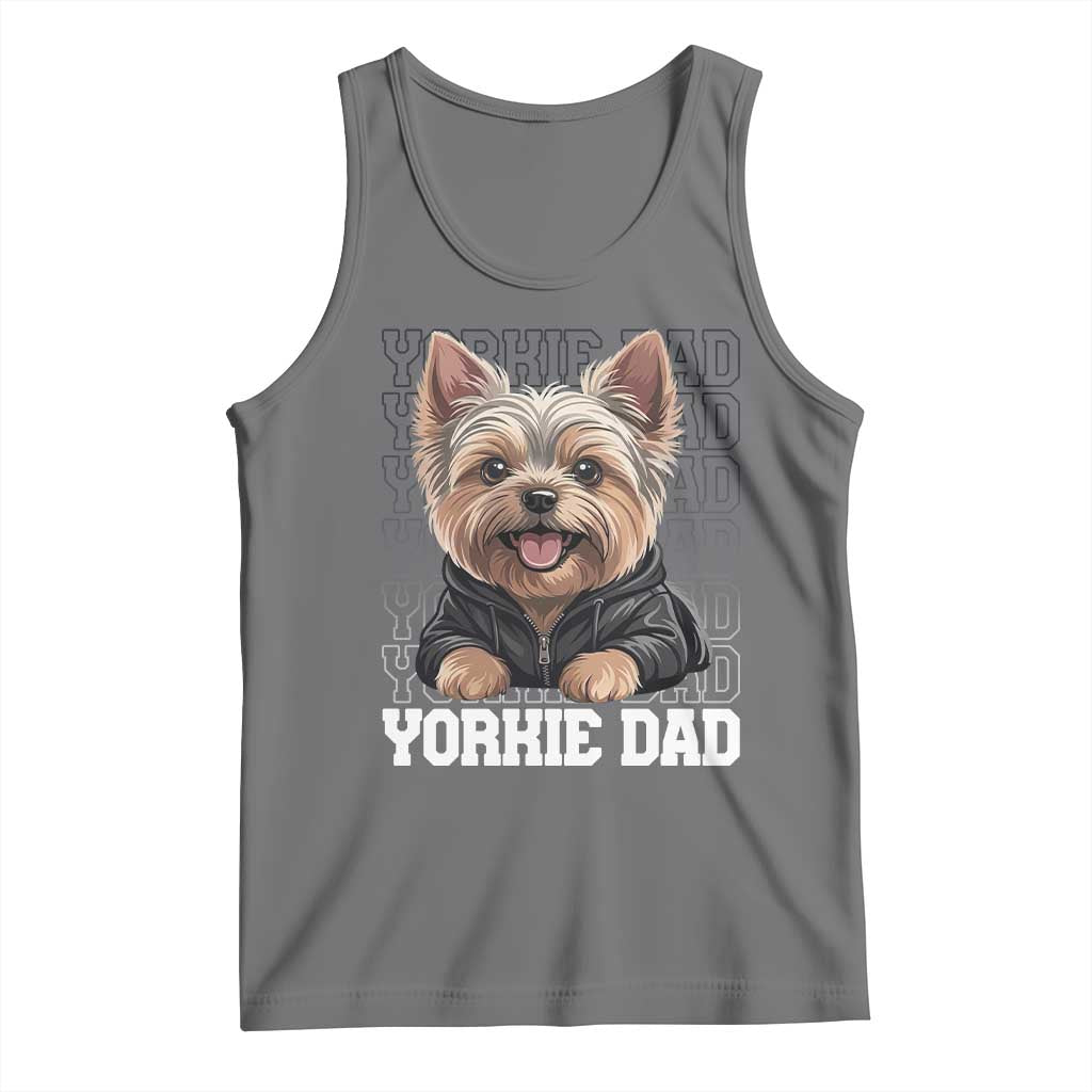 Proud Yorkshire Terrier Dad Tank Top Fathers Day Dog Lover Gift