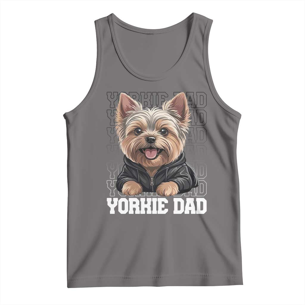 Proud Yorkshire Terrier Dad Tank Top Fathers Day Dog Lover Gift