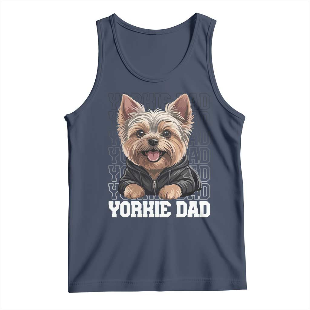 Proud Yorkshire Terrier Dad Tank Top Fathers Day Dog Lover Gift