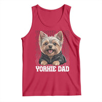 Proud Yorkshire Terrier Dad Tank Top Fathers Day Dog Lover Gift