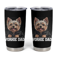 Proud Yorkshire Terrier Dad Tumbler Cup Fathers Day Dog Lover Gift