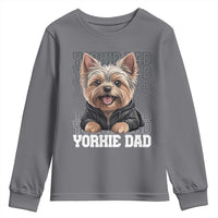 Proud Yorkshire Terrier Dad Youth Sweatshirt Fathers Day Dog Lover Gift