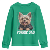 Proud Yorkshire Terrier Dad Youth Sweatshirt Fathers Day Dog Lover Gift