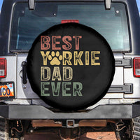 Best Yorkie Dad Ever Spare Tire Cover Retro Vintage Yorkshire Terrier Gift