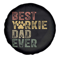 Best Yorkie Dad Ever Spare Tire Cover Retro Vintage Yorkshire Terrier Gift