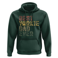 Best Yorkie Dad Ever Hoodie Retro Vintage Yorkshire Terrier Gift