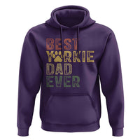 Best Yorkie Dad Ever Hoodie Retro Vintage Yorkshire Terrier Gift