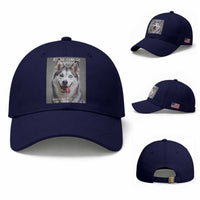 Funny Siberian Husky Meme Baseball Cap My Name Is Stop That