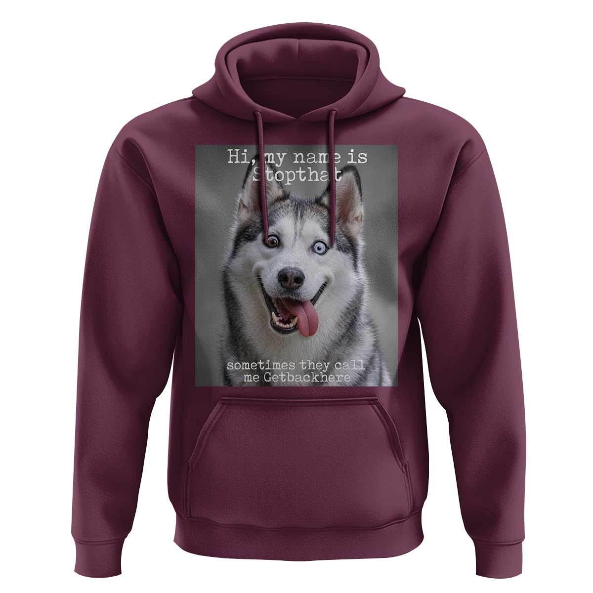 Funny Siberian Husky Meme Hoodie My Name Is Stop That