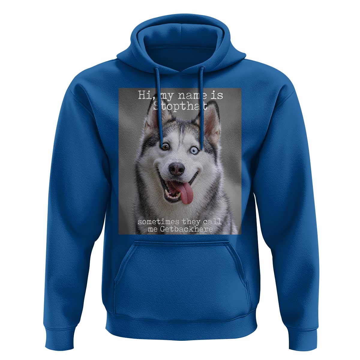 Funny Siberian Husky Meme Hoodie My Name Is Stop That
