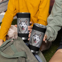 Funny Siberian Husky Meme Tumbler Cup My Name Is Stop That