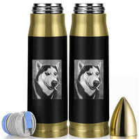 Smoking Siberian Husky Meme Bullet Tumbler Funny Dog Face Gift For Dog Lovers