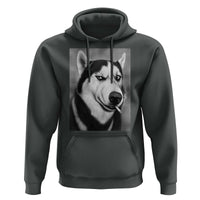 Smoking Siberian Husky Meme Hoodie Funny Dog Face Gift For Dog Lovers