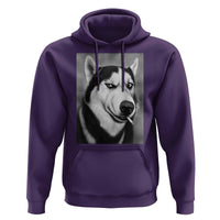 Smoking Siberian Husky Meme Hoodie Funny Dog Face Gift For Dog Lovers