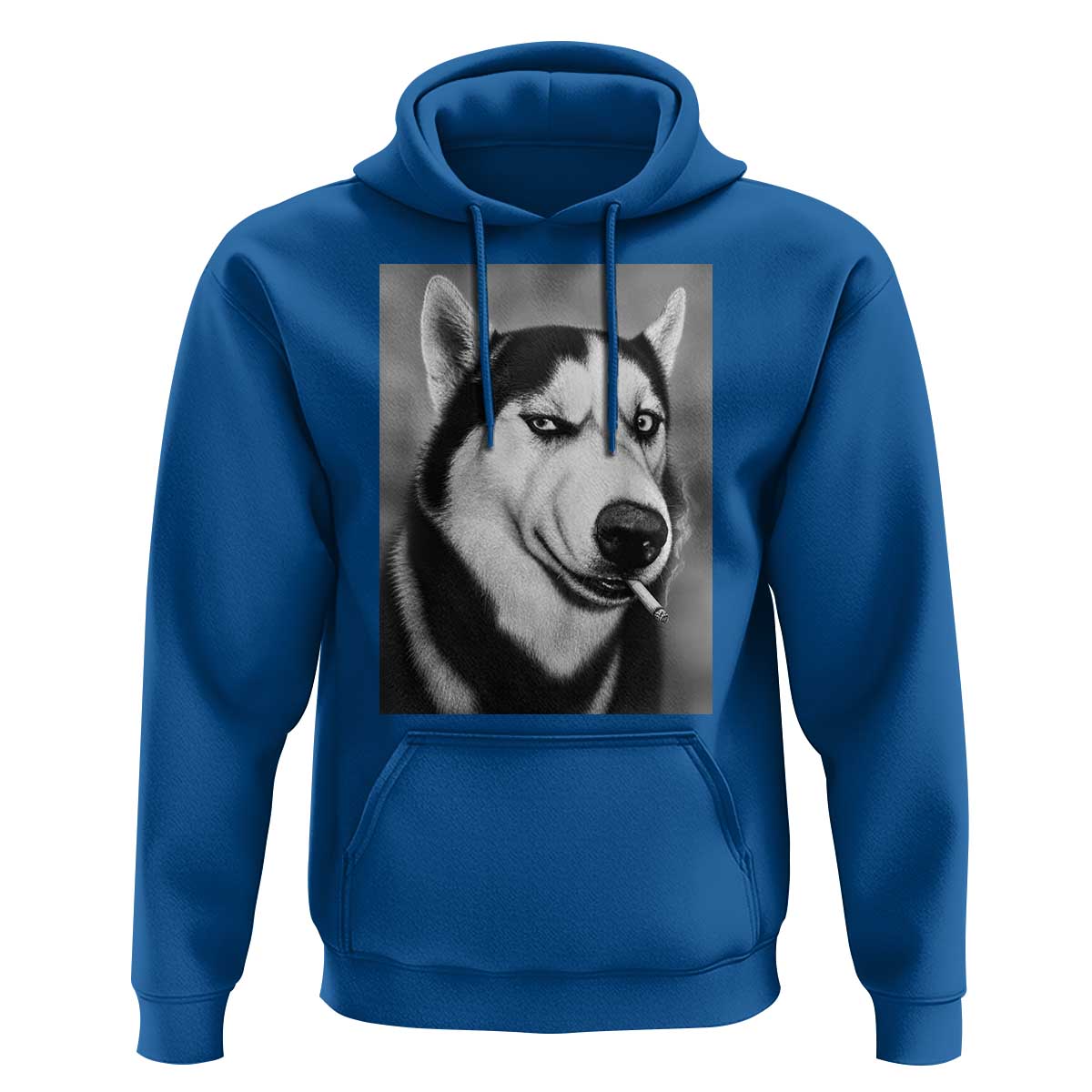 Smoking Siberian Husky Meme Hoodie Funny Dog Face Gift For Dog Lovers