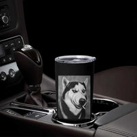 Smoking Siberian Husky Meme Tumbler Cup Funny Dog Face Gift For Dog Lovers