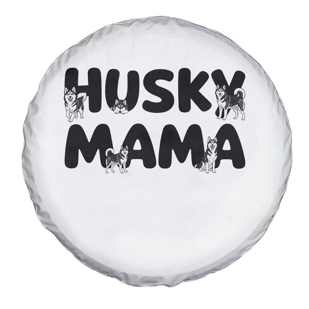 Proud Husky Mama Spare Tire Cover Siberian Husky Mothers Day Gift