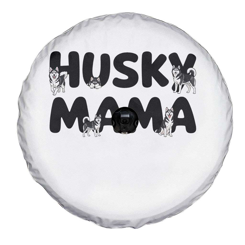 Proud Husky Mama Spare Tire Cover Siberian Husky Mothers Day Gift