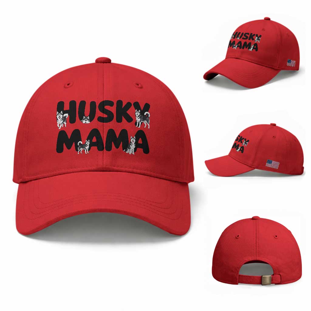 Proud Husky Mama Baseball Cap Siberian Husky Mothers Day Gift