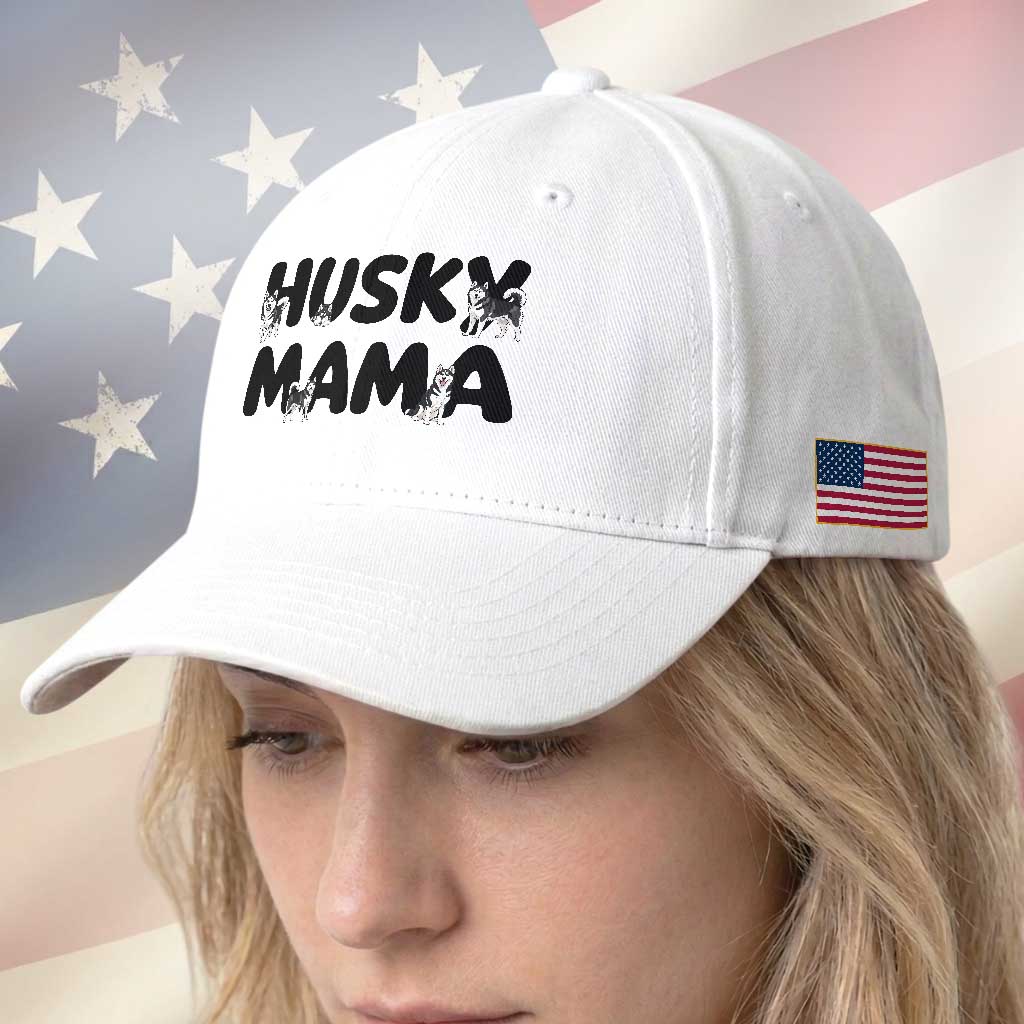Proud Husky Mama Baseball Cap Siberian Husky Mothers Day Gift