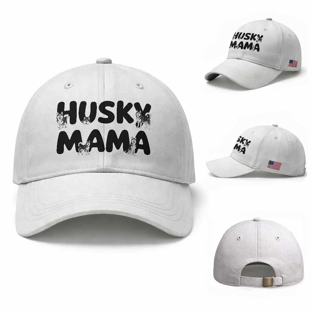 Proud Husky Mama Baseball Cap Siberian Husky Mothers Day Gift