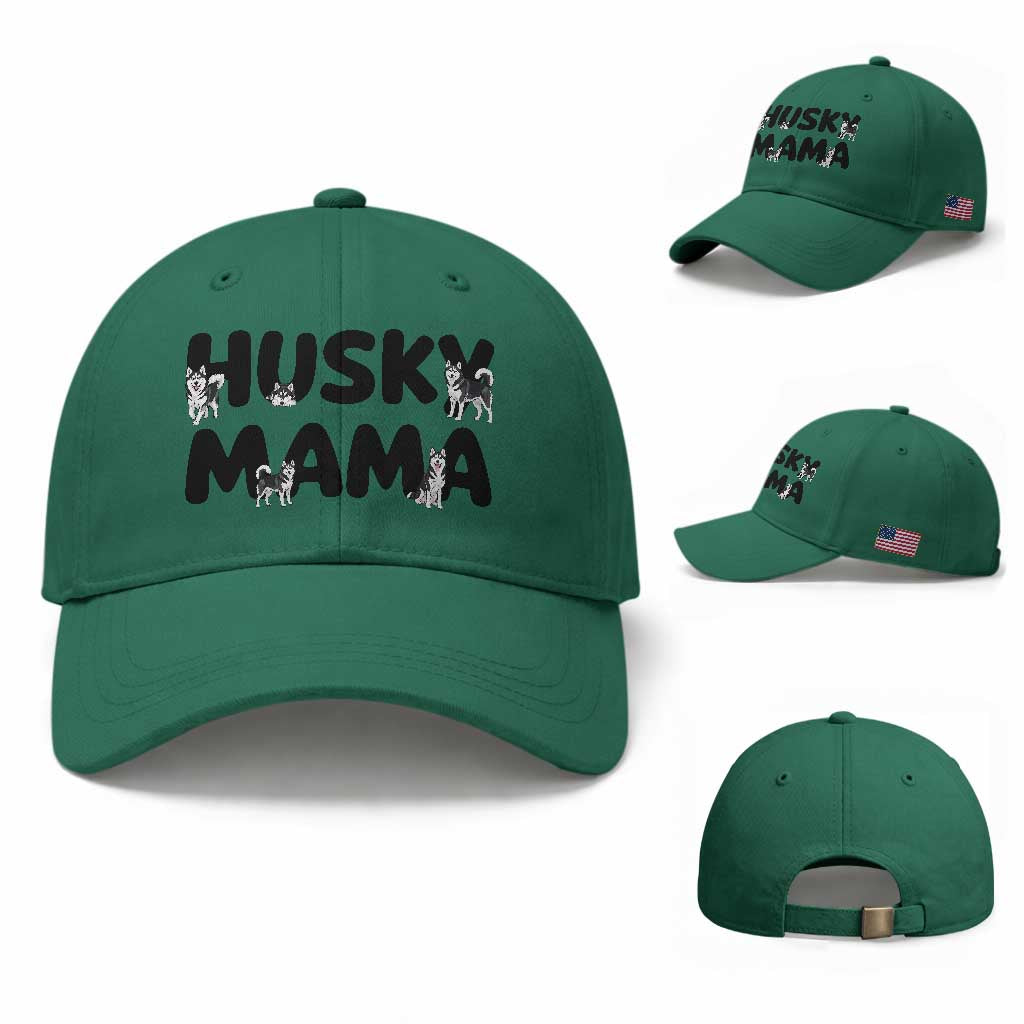 Proud Husky Mama Baseball Cap Siberian Husky Mothers Day Gift