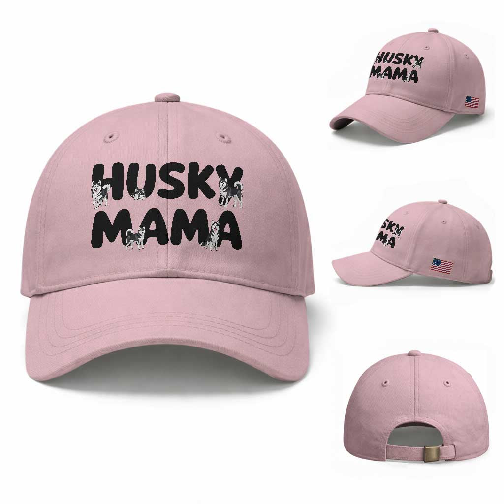 Proud Husky Mama Baseball Cap Siberian Husky Mothers Day Gift