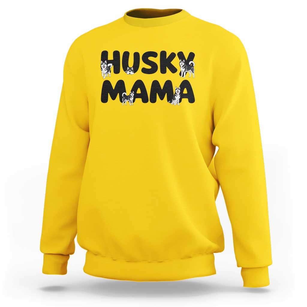 Proud Husky Mama Sweatshirt Siberian Husky Mothers Day Gift