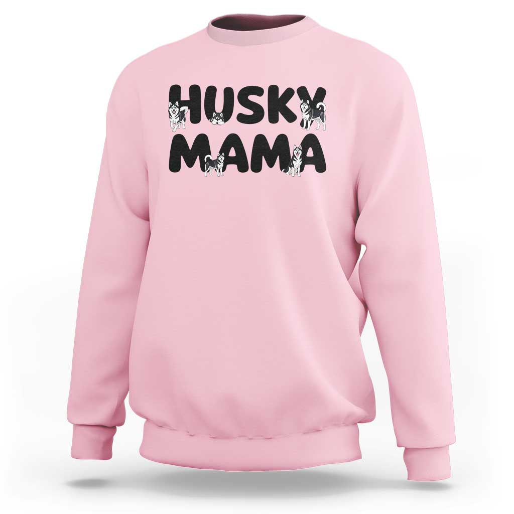Proud Husky Mama Sweatshirt Siberian Husky Mothers Day Gift
