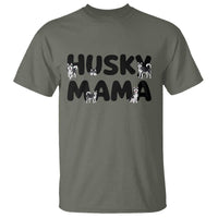 Proud Husky Mama T Shirt Siberian Husky Mothers Day Gift
