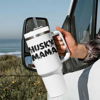 Proud Husky Mama Tumbler With Handle Siberian Husky Mothers Day Gift