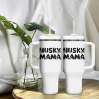 Proud Husky Mama Tumbler With Handle Siberian Husky Mothers Day Gift