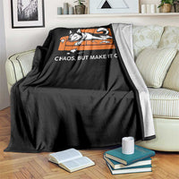 Mischievous Husky Owner Gift Throw Blanket Chaos But Make It Cute