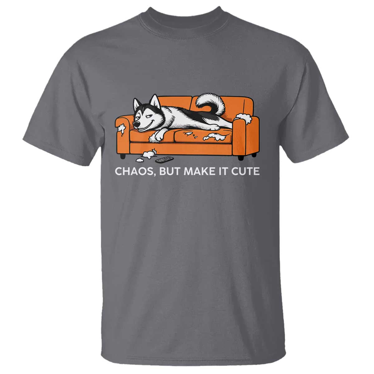 Mischievous Husky Owner Gift T Shirt Chaos But Make It Cute