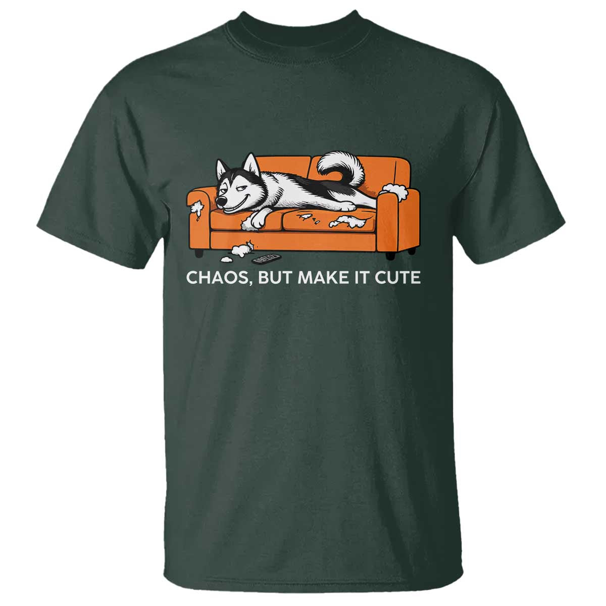 Mischievous Husky Owner Gift T Shirt Chaos But Make It Cute